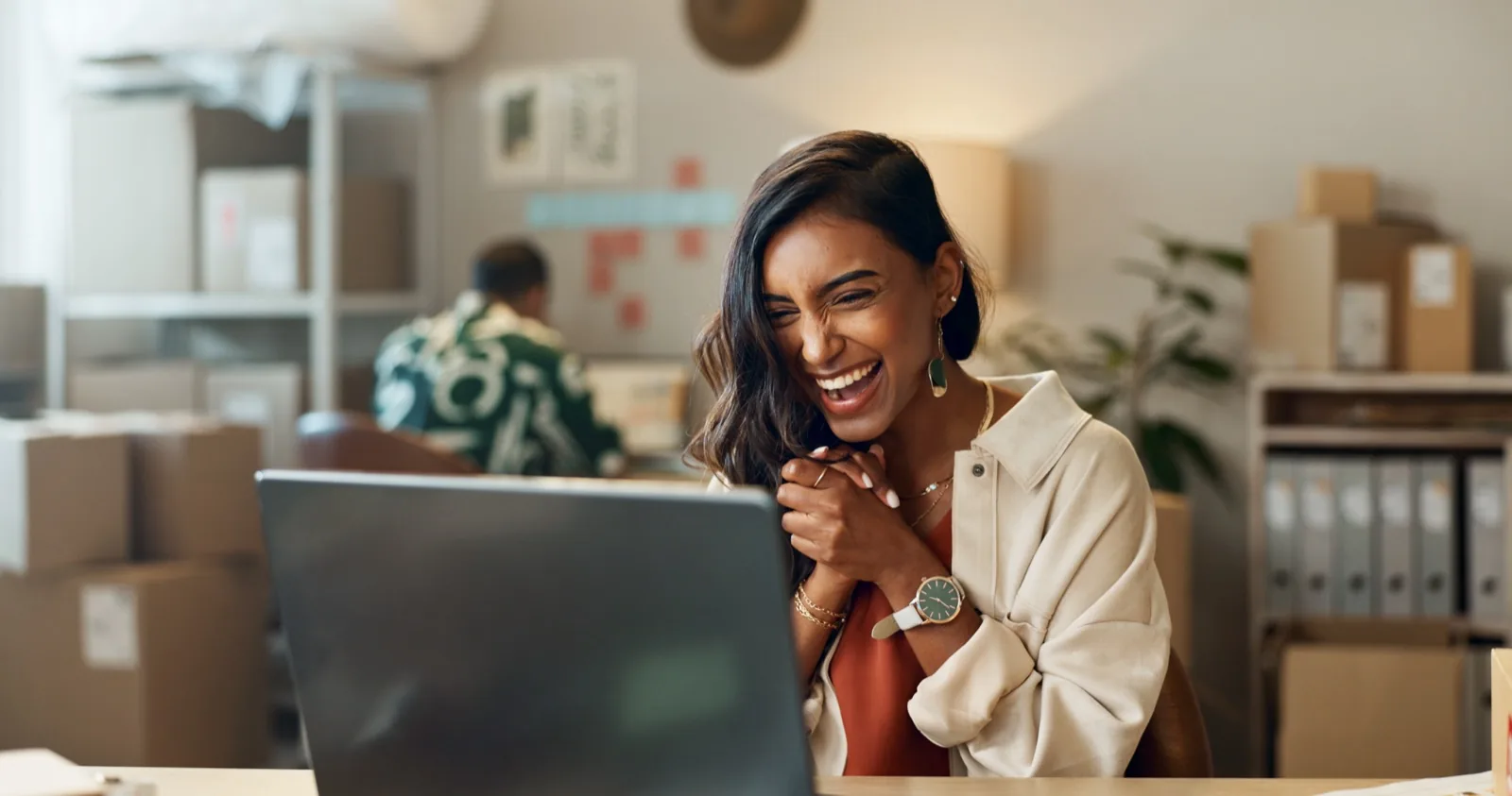 Client reviewing financing options